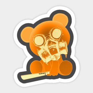 Post-Apocalypse Bear Sticker